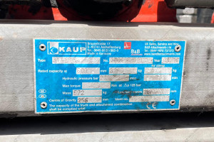 Двопалетний захват Kaup 3T429C