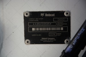 Міні навантажувач BOBCAT S650 2014 р. 1 972 м/г., №2634 БРОНЬ