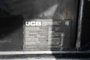 Телескопический погрузчик JCB 531-70 2018 г. 55 кВт 3178 м/ч. № 5641 