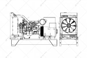 Дизельный генератор VISA P650B 576 кВт