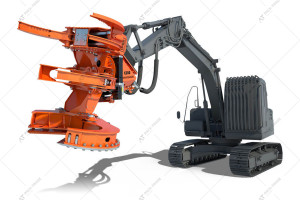 Захват для резки деревьев и кустарников Westtech Woodcracker С250