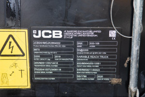 JCB 533-105 2019 y. 55 kW. 3812 m/h. №4782