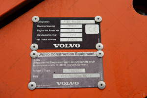 Асфальтоукладальник VOLVO P7820C 2011 р. 175 кВт. 11100 м/г., №4098