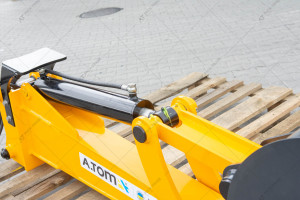 Boom extension for excavator loader - A.TOM