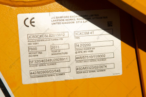 JCB 3CX 2011 y. 74.2 kW 3495,2 m/h.№5132