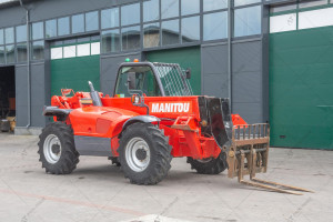Телескопический погрузчик Manitou MT1235 2008 г. 61,5 кВт. 5770 м/ч., №4339