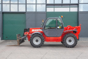 Телескопический погрузчик Manitou MT1235 2008 г. 61,5 кВт. 5770 м/ч., №4339