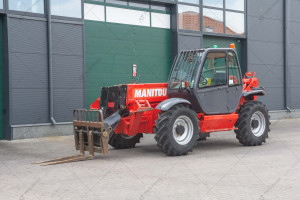 Телескопический погрузчик Manitou MT1235 2008 г. 61,5 кВт. 5770 м/ч., №4339