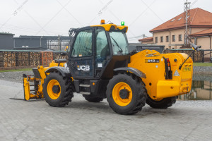 Телескопический погрузчик JCB 540-140 Hi-Viz 2017 г. 55 кВт. 7151 м/ч., №5113