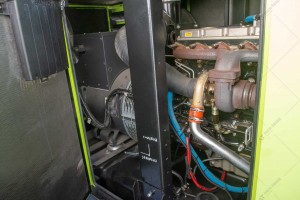 Used diesel generator PRAMAC GSW220 176 kW, 2019 y., 1357 h №3399 (Heating, charger)