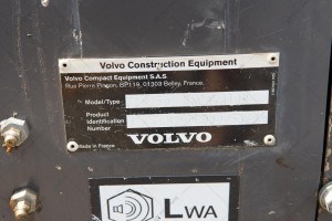 Мини экскаватор Volvo ECR25D 15,5 кВт. 2040,1 м/ч., № 3759