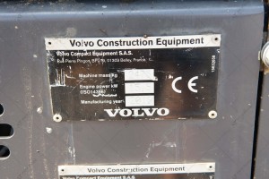Міні екскаватор Volvo ECR25D 2018 р. 15,5 кВт. 2040,1 м/г., № 3759