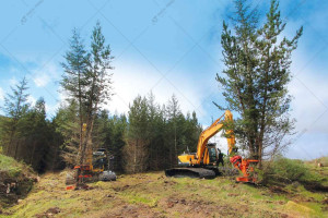 Захват для резки деревьев и кустарников Westtech Woodcracker С450