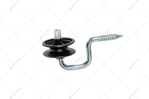 Insulator for Electric Fence JYZ0 18, Black, Angled