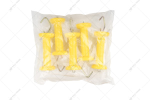 Insulated handle for electric fence (yellow)