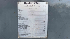 Haulotte HA20PX 2012 y. 33,2 kW.3751,3 m/h. № 5849