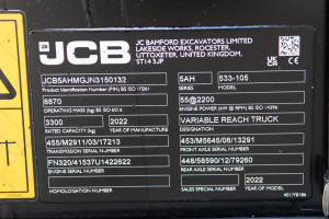 JCB 533-105 2022 y., 55 kW, 888.6 m/h. №4186