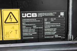 Телескопический погрузчик JCB 533-105 2022 г. 55 кВт * 944 м/ч. №4186 B