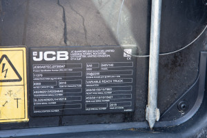 Телескопический погрузчик JCB 540-140 2018 г. 55 кВт. * Sway 6599 м/ч. № 5425