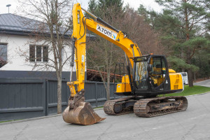 Гусеничный экскаватор JCB JS145 2016 г. 81 кВт 4545 м/ч. № 5495