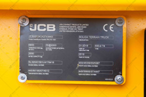 Вилковий навантажувач JCB 930-4 2019 р. 55кВт., 3925 м/год. № 5664 B