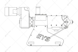 Сепаратор шнековий для гною EYS SP600 HD №2650 L