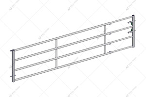 JORDAIN TELESCOPIC BARRIER 4 BARS