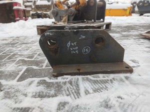 Hydraulic hammer adapter plate  (232)