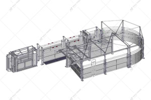 Jourdain Premium Cattle Housing System Coral type C3.1
