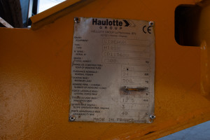 Самоходный ножничный подъемник Haulotte H18SX 2008 г.  24 кВт. 2949,2 м/ч., №5170