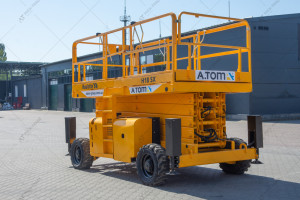 Самоходный ножничный подъемник Haulotte H18SX 2008 г.  24 кВт. 2949,2 м/ч., №5170