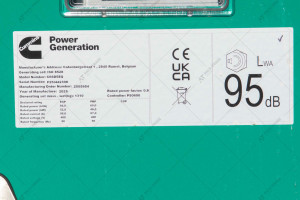 Дизельный генератор Cummins C66D5EQ 53/48 кВт закрытого типа