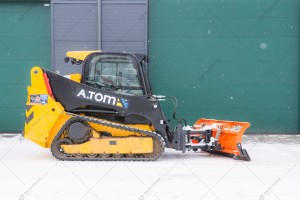 Snow plow for skid steer loaders - A.TOM SP 3-2000 Bob-Tach Plus
