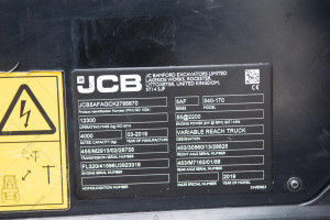 JCB 540-170 2019 y. 55 кW. 2564 m/h., №3947 L