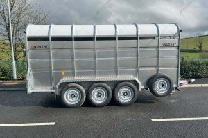 NUGENT L4318T Livestock Trailer, Tri-Axle, 3.5 t.