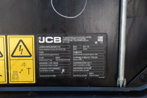 Телескопічний навантажувач JCB 531-70  2021 р. 55 кВт * Дж 943 м/г., №4980 B