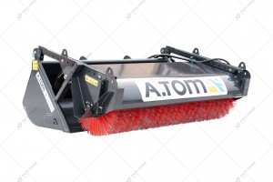 Mounted sweeper brush for shovel bucket - А.ТОМ 2500
