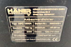 Віброплита HANER HPC1500A 2025 р. 