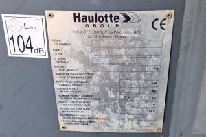 Haulotte HA18PX 2014 y. 4223 m/h.