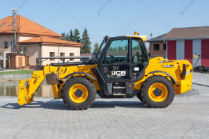 Телескопический погрузчик JCB 540-140 Hi-Viz 2017 г. 55 кВт. 6462 м/ч., №4775