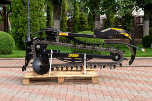 Траншеекопатель Digga HYDRIVE 1200 с цепью 200 мм