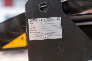 Траншеекопатель Digga HYDRIVE 1200 с цепью 200 мм