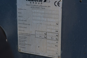 Haulotte HA18PXNT 2008 y. 31,2 kW. 5806 m/h., №5224