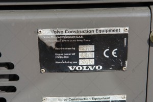 Volvo ECR25D 2018 y. 15,5 kW. 1 013,9 m/h., № 3680
