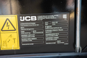 JCB 533-105 2019 y. 81 kW. 1802 m/h., №4055  L