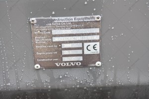 Мини экскаватор Volvo EC55C  2016 г. 3711,6 м/ч., № 3419 