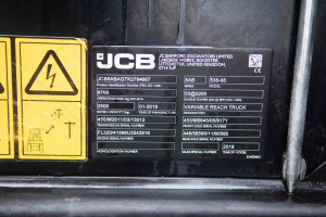 Телескопический погрузчик JCB 535-95 2019 г. 55 кВт. 2653 м/ч. №6149