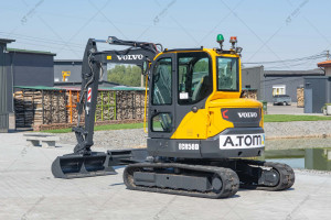 Мини экскаватор Volvo ECR58D 2019 г. 36,5 кВт. 2490 м/ч.,  №4381