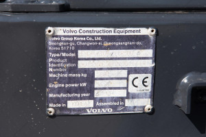 Volvo ECR58D 2019 y. 36,5 kW. 2490 m/h.,  №4381