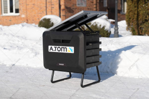 Electric fence on a solar panel
